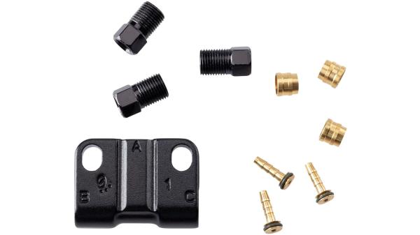 Tektro AT2.1  1 1/8" schwarz, gold