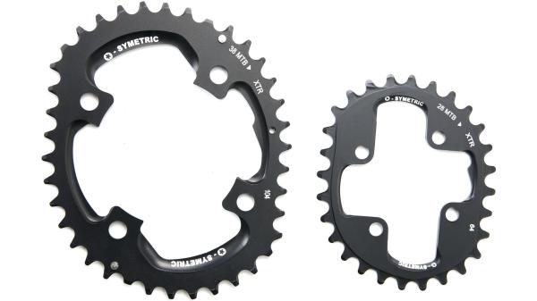 O.Symetric Kettenblatt  1 1/8"-1,5" tapered schwarz