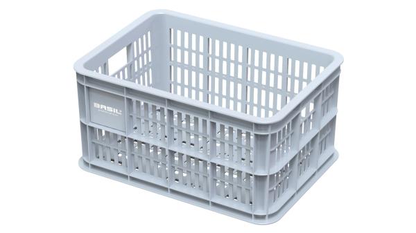 Basil Crate S MIK  1 1/8"-1,5" tapered silber