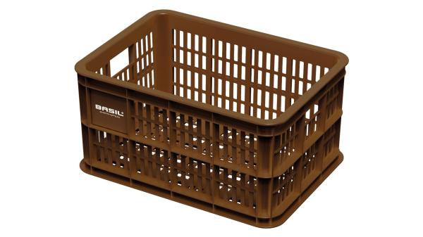 Basil Crate S MIK  1 1/8"-1,5" tapered braun