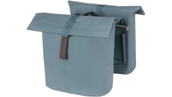 Basil City Double Pannier Bag MIK  L blau