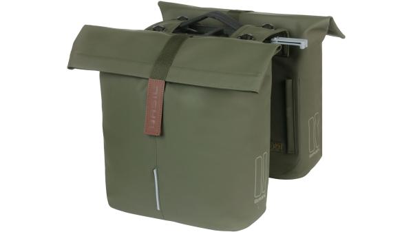Basil City Double Pannier Bag  L gr&uuml;n