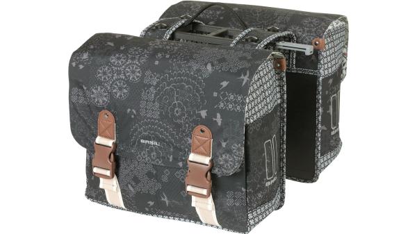 Basil Boh&egrave;me - Double Bag MIK  S grau, wei&szlig;