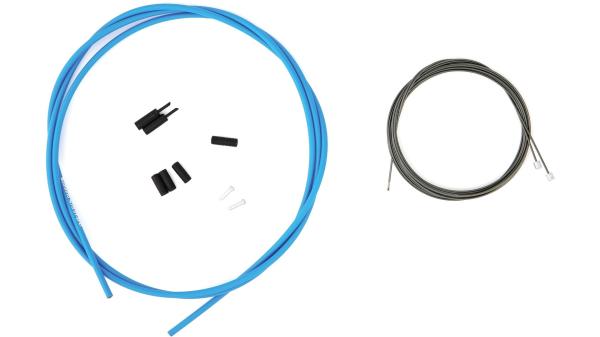 Shimano Schaltzug-Set  17 mm blau