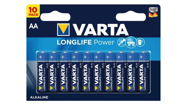 Varta Longlife Power - High Energy   silber, blau, gelb
