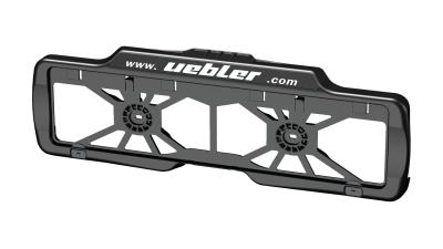 Uebler Kennzeichenhalterung  Unisize schwarz Produktbild 1