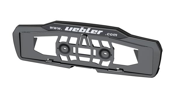 Uebler Kennzeichenhalterung  Unisize schwarz