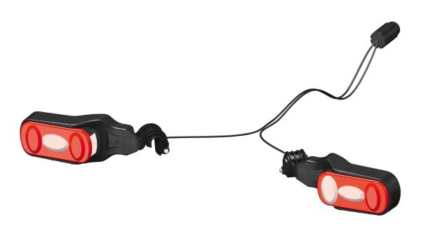 Uebler R&uuml;ckleuchtensatz  L schwarz, rot, transparent