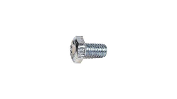 Fix-Nippel Sechskantschraube  M6 silber