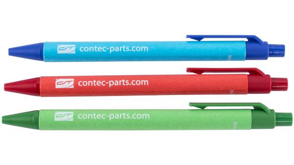 CONTEC Kugelschreiber  XXL rot, blau, gr&uuml;n