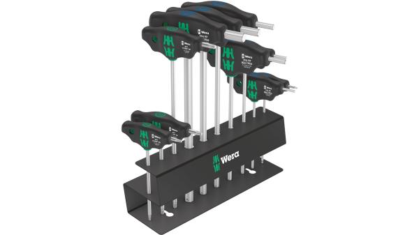 Wera Bicycle Set 6  4 mm schwarz, silber, gr&uuml;n