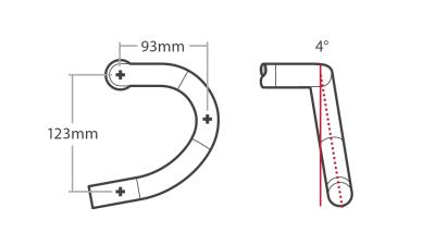 Bontrager Lenker BNT Pro IsoCore VR-CF Road 31,8mm 40cm Blac Produktbild 3