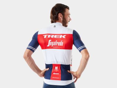 Santini Trikot Santini Trek-Segafredo Replica M White/Blue Produktbild 1