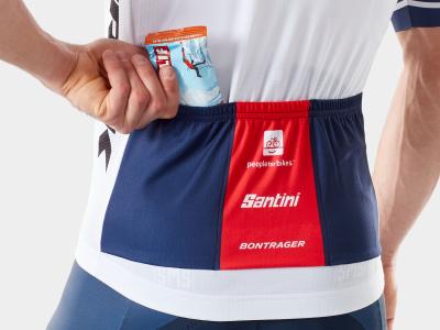 Santini Trikot Santini Trek-Segafredo Replica M White/Blue Produktbild 2