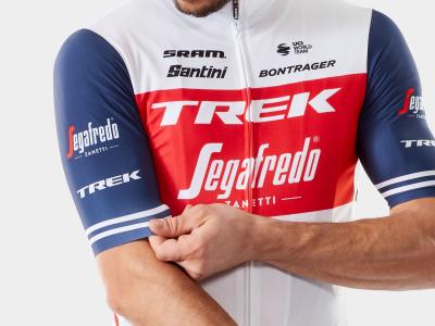 Santini Trikot Santini Trek-Segafredo Replica L White/Blue Produktbild 4