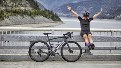Trek Domane SL Disc F/S 50 Crimson/Trek Black Produktbild 5