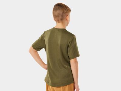 Trek Shirt Trek Evoke Tech Tee Youth Small Black Olive Produktbild 1
