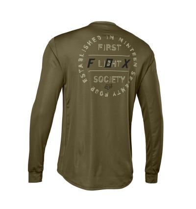 Fox Racing Jersey Fox Racing Ranger LS Font Large Olive Green Produktbild 1