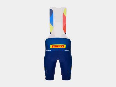 Santini Tr&auml;gershort Santini Trek Replica XXL Blue/Yellow Produktbild 1