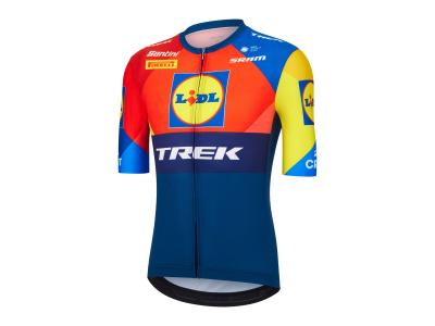 Santini Trikot Santini Trek Replica XS Blue/Yellow Produktbild 2