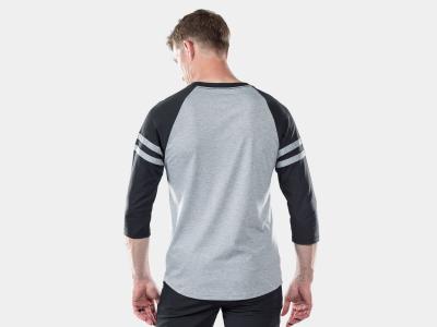 Unbekannt Jersey 100% 3/4 Sleeve Tech Tee Small Dark Grey/Bl Produktbild 1