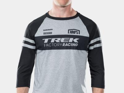 Unbekannt Jersey 100% 3/4 Sleeve Tech Tee X-Large Dark Grey/ Produktbild 2