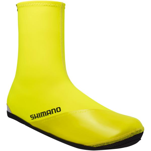 SHIMANO DUAL H2O SHOE COVER  NEON YELLOW  S (SHOE SIZE 37-39)