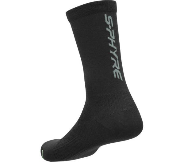 SHIMANO S-PHYRE Merino Socks Black /L-XL (45-48)