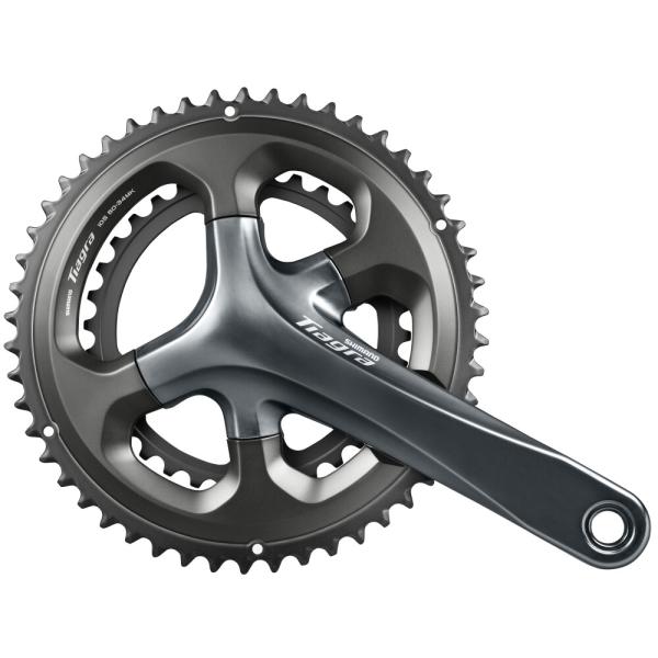 SHIMANO Kurbelgarnitur TIAGRA FC-4700 10-fach 165 mm 50-34 Z&auml;hne Grau