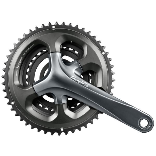 SHIMANO Kurbelgarnitur TIAGRA FC-4703 10-fach 172,5 mm 50-39-30 Z&auml;hne Grau