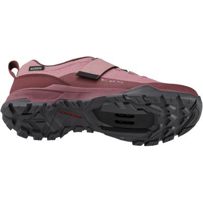 SHIMANO SHIMANO Fahrradschuhe EX500W Damen Touring SPD Gr&ouml;&szlig;e 37 Damenleisten Rot Produktbild 3