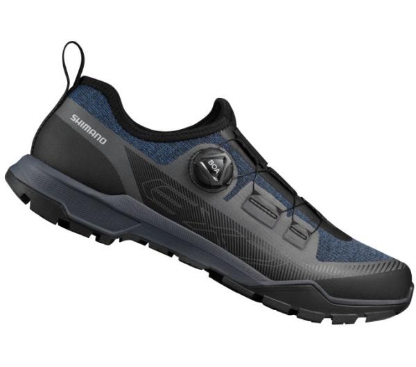 SHIMANO SHIMANO Fahrradschuhe EX700 Herren/Damen Touring SPD Gr&ouml;&szlig;e 45 Blau