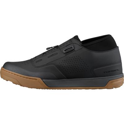 SHIMANO SHIMANO Fahrradschuhe GF800 Herren/Damen MTB FLATPEDAL Gr&ouml;&szlig;e 45 Schwarz/Braun Produktbild 3