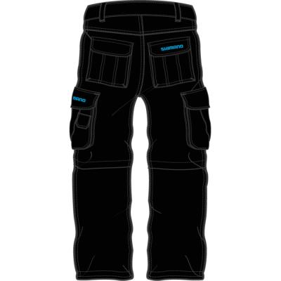 SHIMANO SHIMANO WORKSHOP ZIP PANTS          BLACK, S 65% PES/35% COTTON Produktbild 1