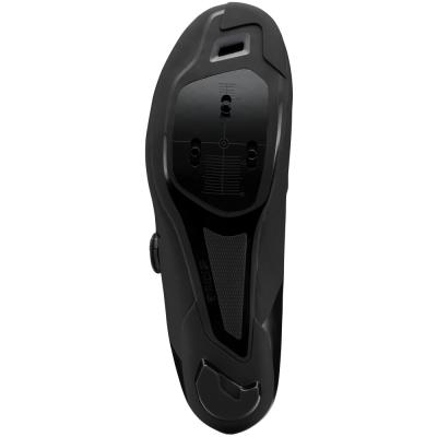 SHIMANO SHIMANO Fahrradschuhe RC302 Herren/Damen Road SPD-SL Gr&ouml;&szlig;e 43 breit Schwarz Produktbild 3
