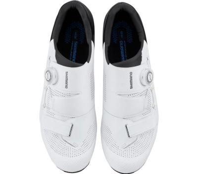 SHIMANO SHIMANO Fahrradschuhe RC502 Damen/Herren Road SPD-SL Gr&ouml;&szlig;e 46 breit Wei&szlig; Produktbild 1