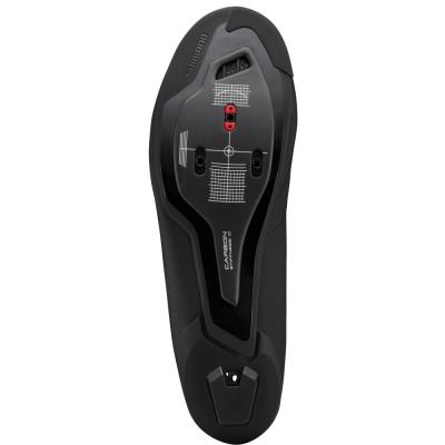 SHIMANO SHIMANO Fahrradschuhe RC703 Herren/Damen Road SPD-SL Gr&ouml;&szlig;e 45 breit Schwarz Produktbild 3