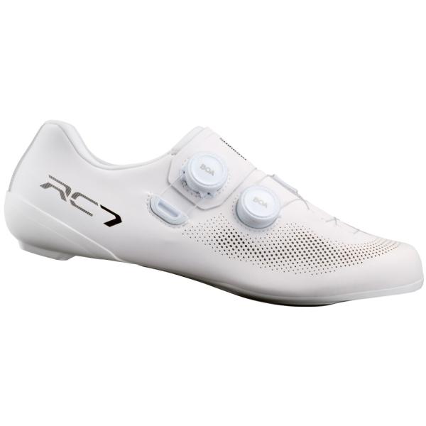 SHIMANO SHIMANO Fahrradschuhe RC703 Herren/Damen Road SPD-SL Gr&ouml;&szlig;e 49 breit Wei&szlig;