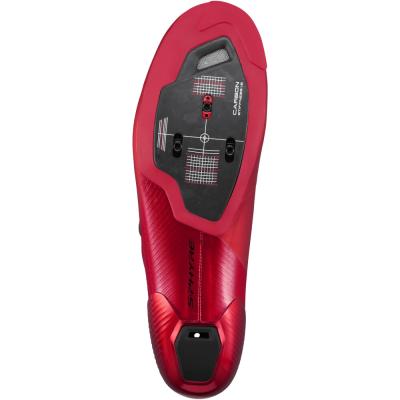SHIMANO SHIMANO Fahrradschuhe RC903 Damen/Herren Road SPD-SL Gr&ouml;&szlig;e 44 breit Rot Produktbild 2