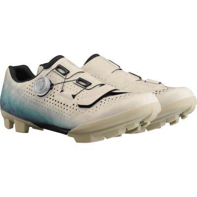 SHIMANO SHIMANO Fahrradschuhe RX600 Herren/Damen Gravel SPD Gr&ouml;&szlig;e 40 Beige/Blau Produktbild 1