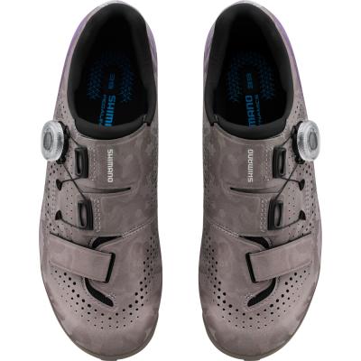SHIMANO SHIMANO Fahrradschuhe RX600 Damen Gravel SPD Gr&ouml;&szlig;e 37 Damenleisten Grau/Lila Produktbild 2