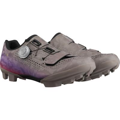 SHIMANO SHIMANO Fahrradschuhe RX600 Damen Gravel SPD Gr&ouml;&szlig;e 40 Damenleisten Grau/Lila Produktbild 1