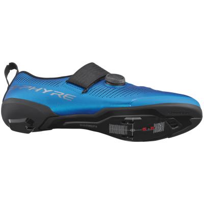 SHIMANO SHIMANO Fahrradschuhe TR903 Herren/Damen Road SPD-SL Gr&ouml;&szlig;e 44 Blau Produktbild 3