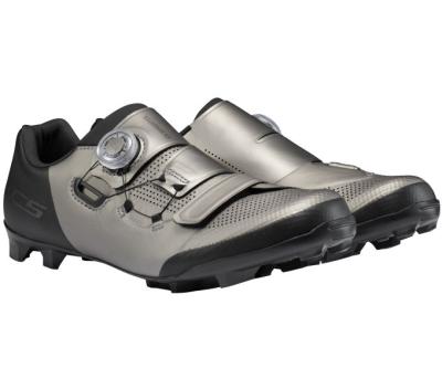 SHIMANO SHIMANO Fahrradschuhe XC502 Herren/Damen MTB SPD Gr&ouml;&szlig;e 45 breit Silber Produktbild 1