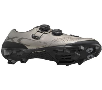 SHIMANO SHIMANO Fahrradschuhe XC702 Herren/Damen MTB SPD Gr&ouml;&szlig;e 47 breit Silber Produktbild 2