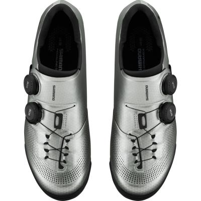 SHIMANO SHIMANO Fahrradschuhe XC703 Herren/Damen MTB SPD Gr&ouml;&szlig;e 48 breit Silber Produktbild 2