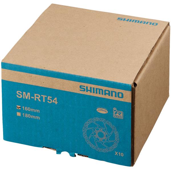 SHIMANO Bremsscheibe SM-RT54 160mm CL Werkstattpackung Nachfolger