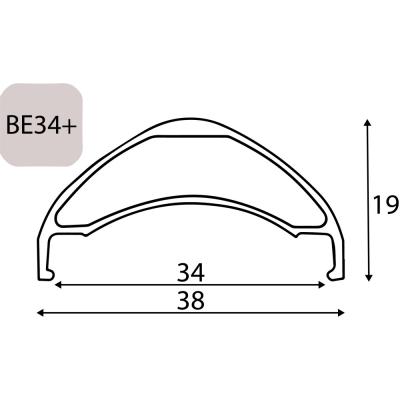 Exal VR BE34+ 27,5 DISKCOMP CL 15MM 32L ED SW/SW/SW Produktbild 1