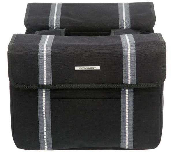 New Looxs 2ER RADTASCHE BOLZANO BLACK 26L     CANVAS 36X26X15CM