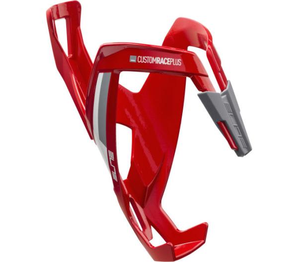 ELITE ELITE Flaschenhalter Custom Race Plus Rot/Wei&szlig; Gl&auml;nzend